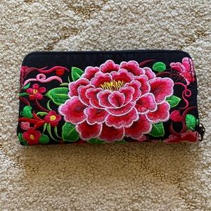 Floral wallet